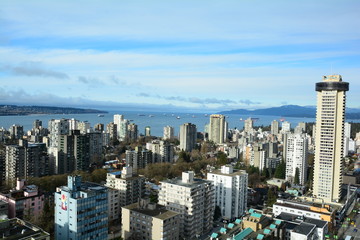 Fototapeta premium Vancouver skyline, Vancouver Canada 