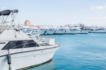 Fototapeta premium Yachts at the Marina