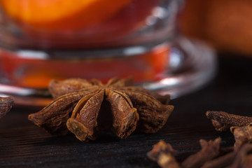 Condiment anise star-shaped