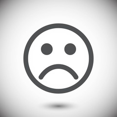 Fototapeta premium Smile icon stock vector illustration flat design