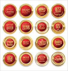 Luxury sale golden labels collection