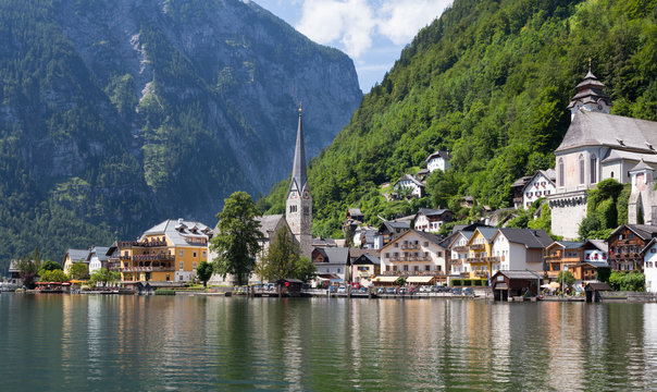 Halstat Austria from the Lake