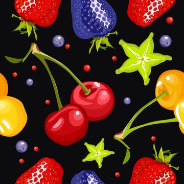 berry seamless pattern