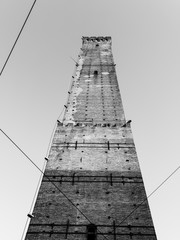 Asinelli tower view from below, Bologna