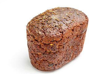 Rye bread according to old recipes with grains.