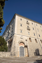 Montecassino Abbey, religious and historic destination in Cassino. Italy