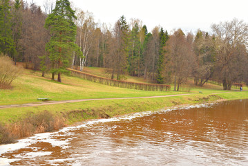 River Slavianka at spring.