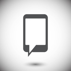 phone icon stock vector illustration flat design