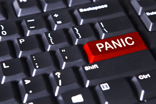 Computer Keyboard With Panic Word