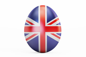 British Easter egg, 3D rendering