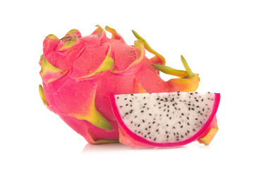 Dragon Fruit isolated against white background