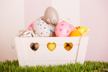 colorful easter eggs