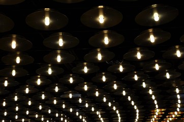 Lights on the ceiling