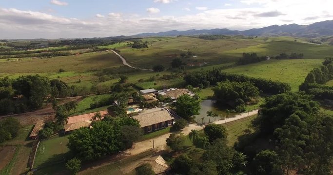 Aerial View of Brazilian Countryside