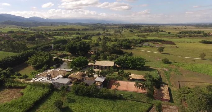 Aerial View of Brazilian Countryside