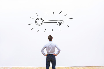 key to success, business opportunity or solution concept
