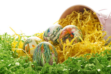 Tie-Dyed Easter Eggs