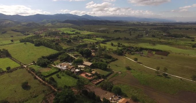 Aerial View of Brazilian Countryside