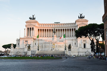 Naklejka premium Palais Montecitorio, chambre des députés, Rome, Italie