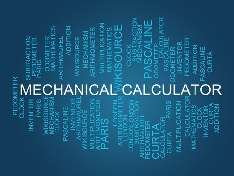 Mechanical calculator