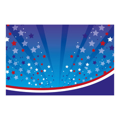 Obraz premium color background with stars in the sky vector illustration
