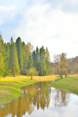River Slavianka at spring.