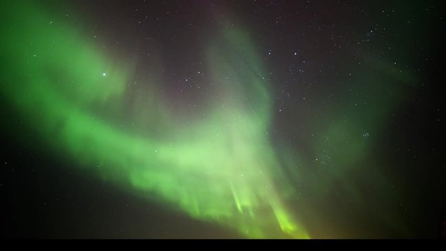 Auroras time lapse video, shot over Iceland with a canon 6D camera