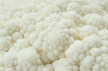 Cauliflower close up Abstract Like clouds