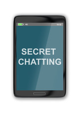 Secret Chatting concept