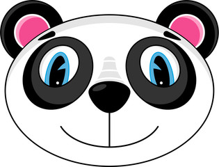 Cute Cartoon Panda Bear