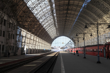 View of train station