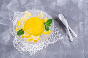 Traditional panna cotta