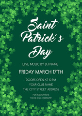 St Patrick poster