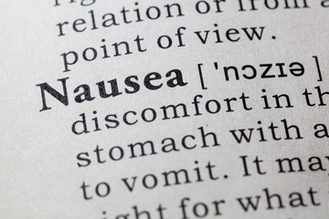 definition of nausea