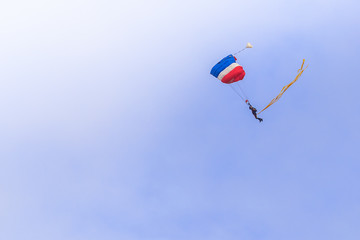 skydiving parachute extreme sport adventure fly