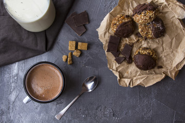 Cocoa chocolate cookies kitchen sweets
