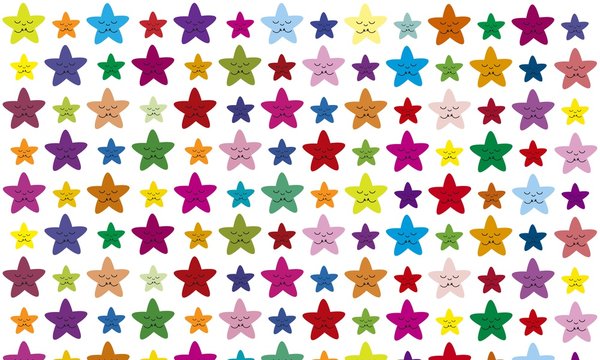 Estrellitas de colores.