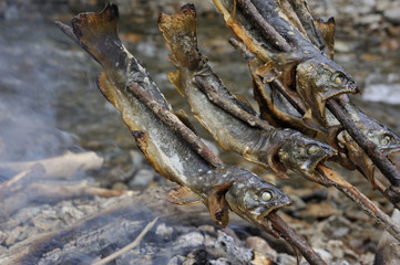岩魚の塩焼き