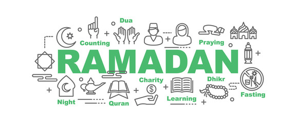 ramadan vector banner