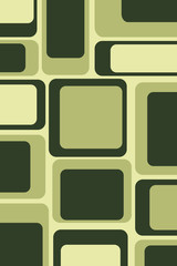Abstract geometric background in green tones