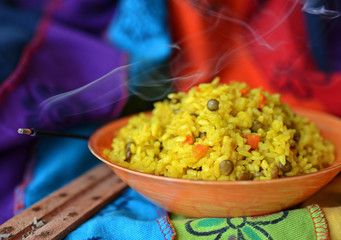 Khichdi (khicri) traditional Indian dish