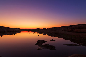 sunrise at the lake