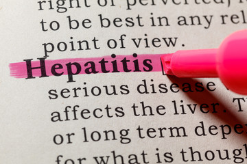 definition of hepatitis - obrazy, fototapety, plakaty