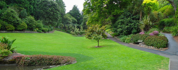 The  botanical gardens scenic reserve in Napier Hawkes Bay New Zealand a formal garden established in 1874