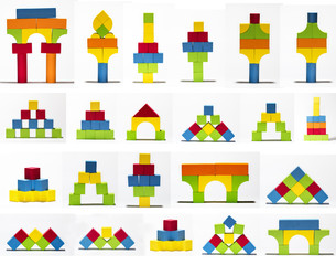 Fototapeta premium blocks, toy set 