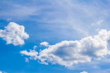 The sky with clouds