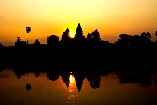 Sunrise at Ankor Wat, Siem Reap, Cambodia