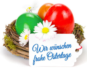 Wir wünschen frohe Ostertage