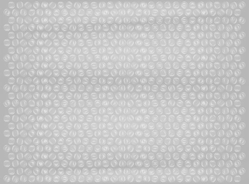 real plastic bubble wrap background vector