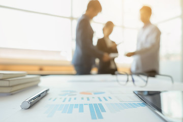 Desk of Engineering project in construction site or office. Construction concept. Engineering tools.